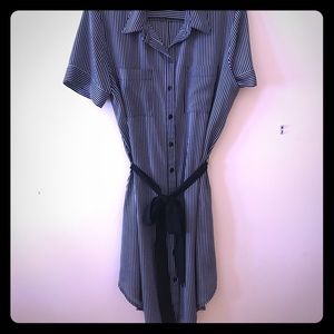 Button down shirt dress